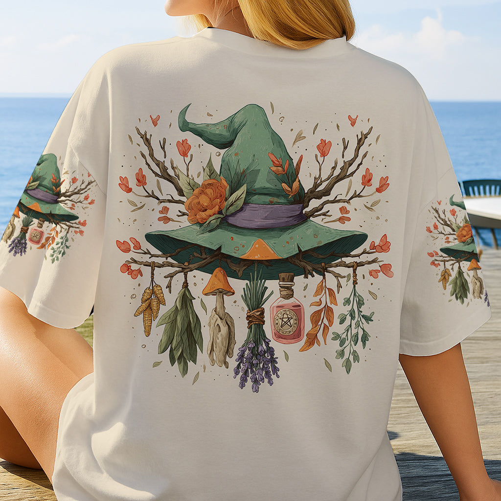 Purple Witch - Personalized Witch All Over Shirt