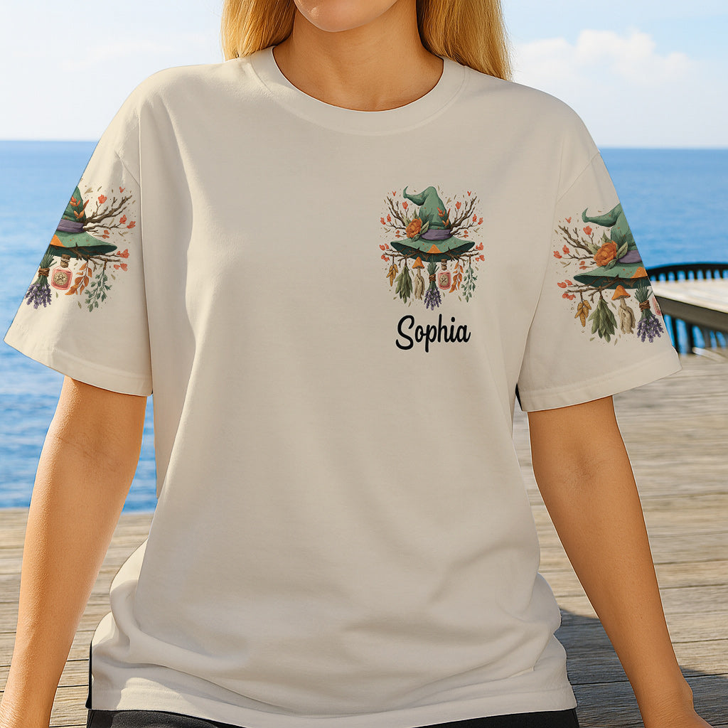 Purple Witch - Personalized Witch All Over Shirt