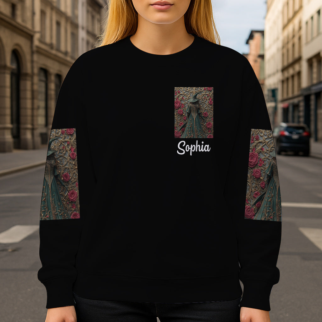 Purple Witch - Personalized Witch All Over Shirt