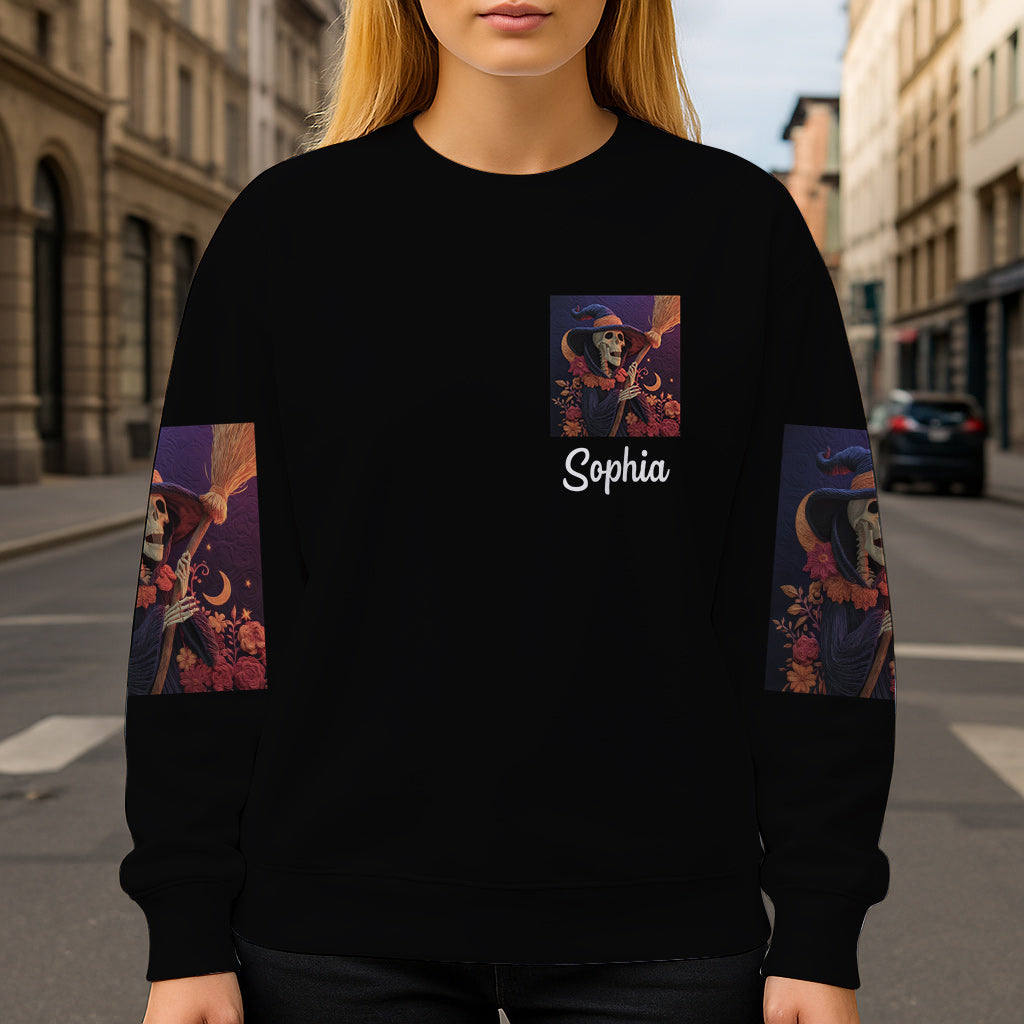 Purple Witch - Personalized Witch All Over Shirt