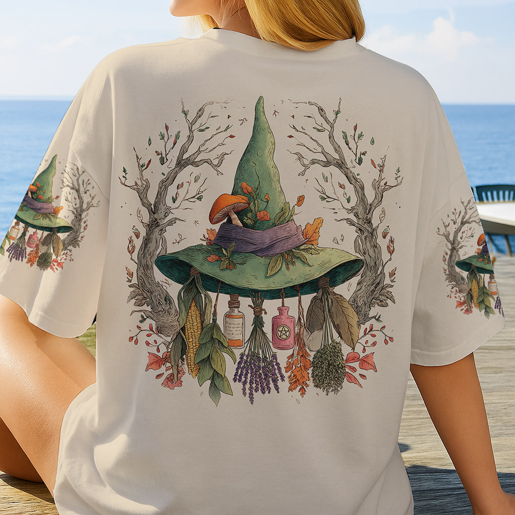 Purple Witch - Personalized Witch All Over Shirt