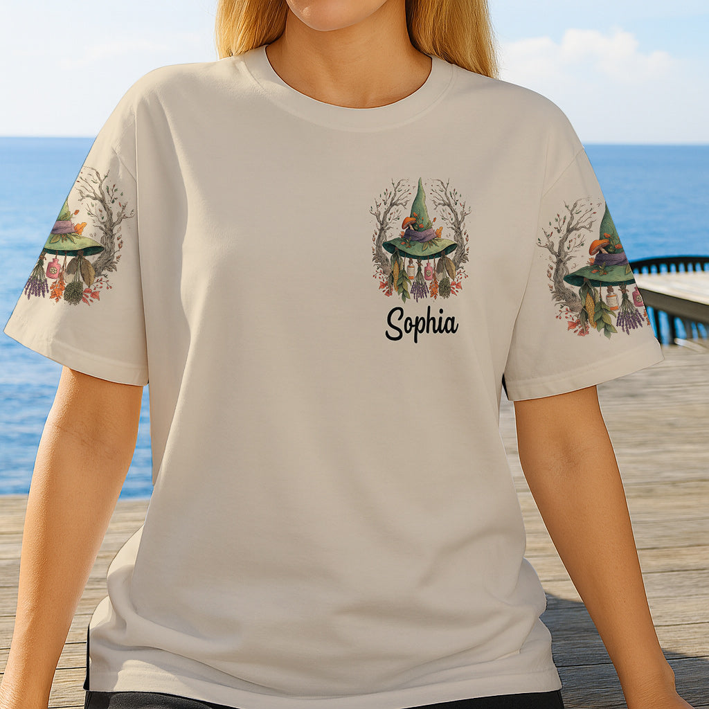 Purple Witch - Personalized Witch All Over Shirt