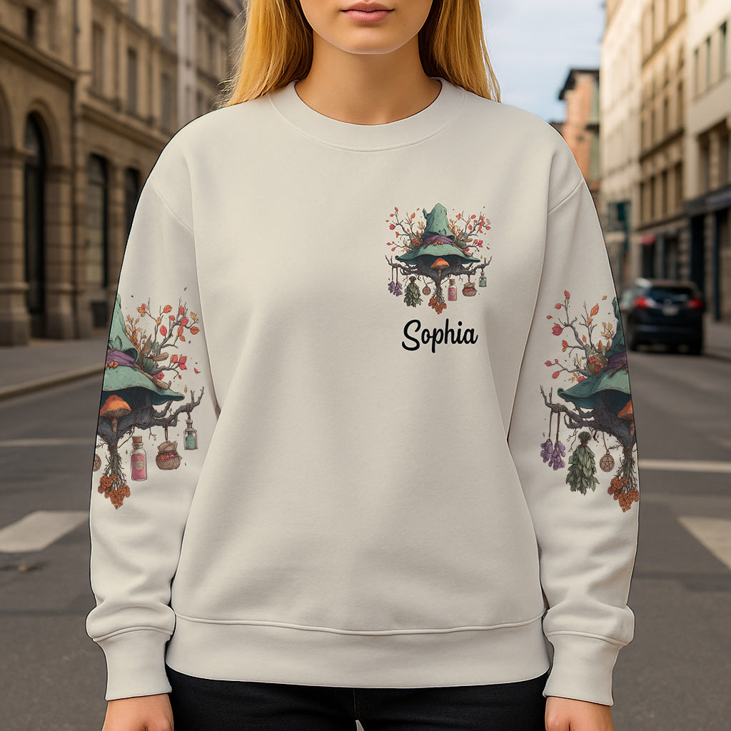 Purple Witch - Personalized Witch All Over Shirt