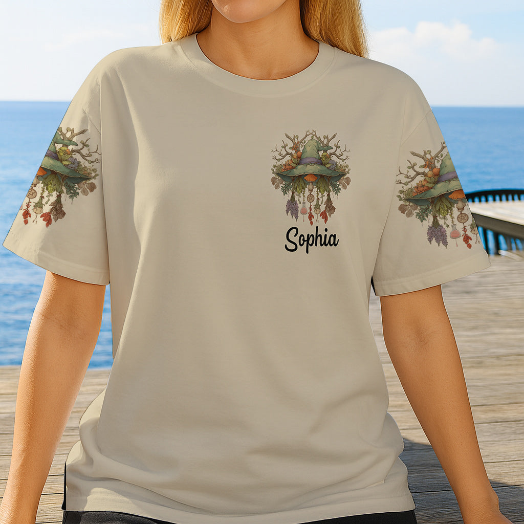 Purple Witch - Personalized Witch All Over Shirt