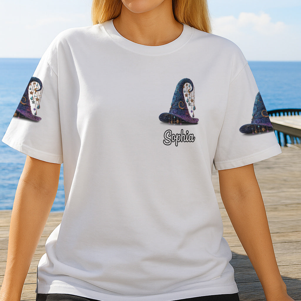 Purple Witch - Personalized Witch All Over Shirt