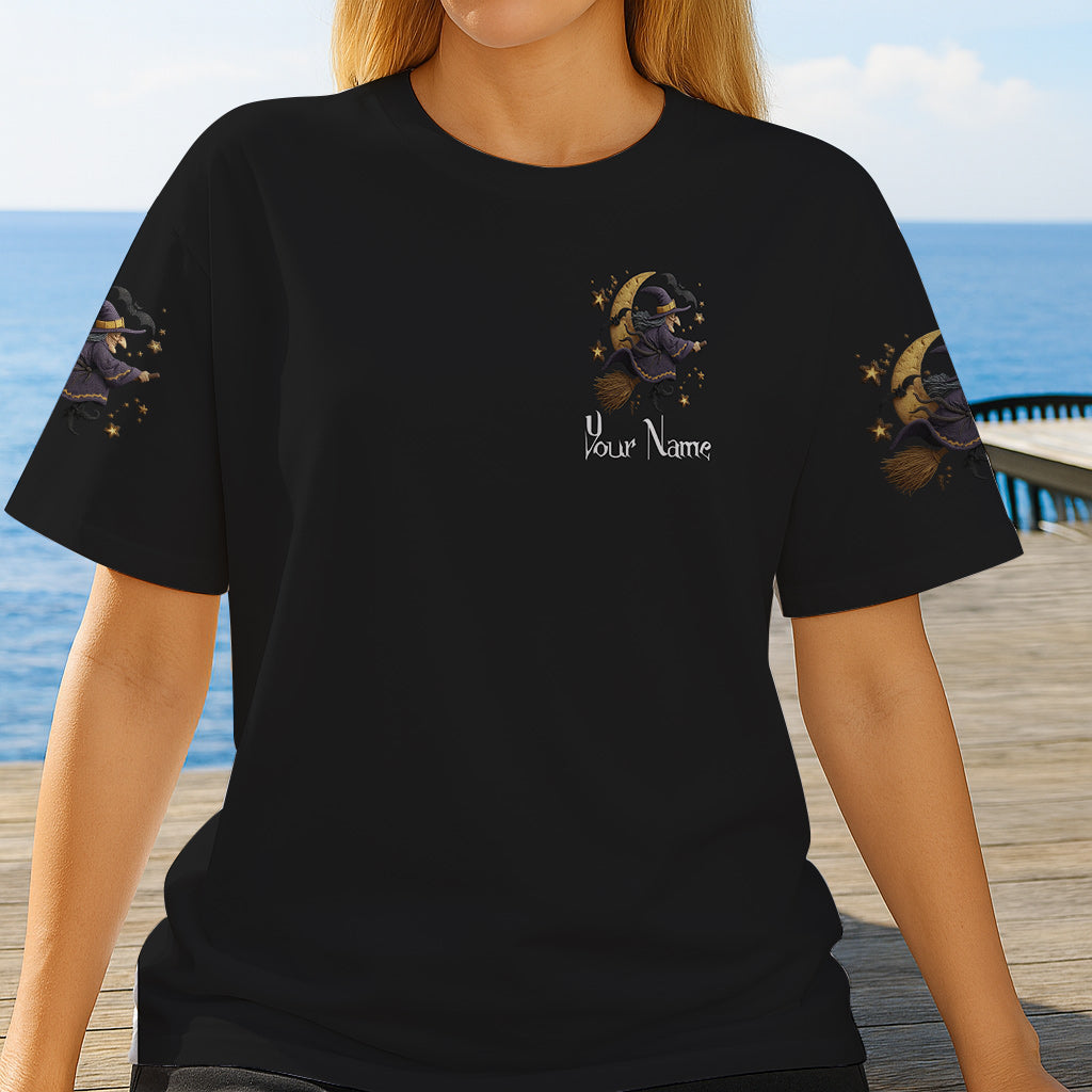 Purple Witch - Personalized Witch All Over Shirt