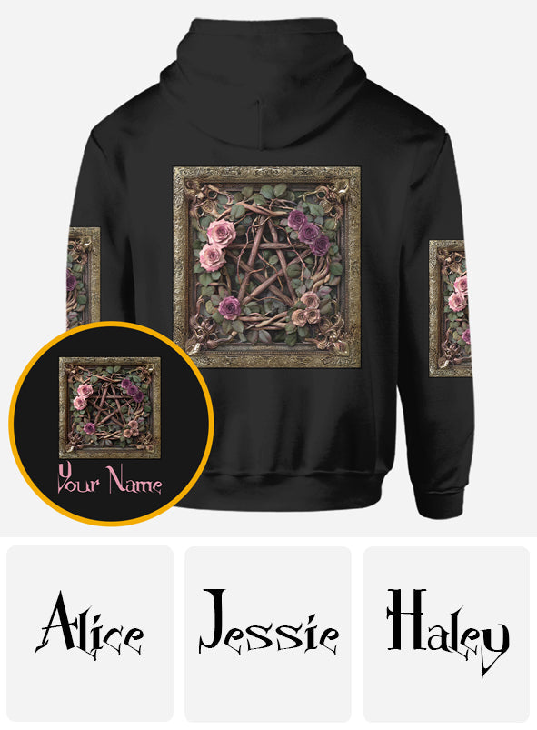 Purple Witch - Personalized Witch All Over Shirt