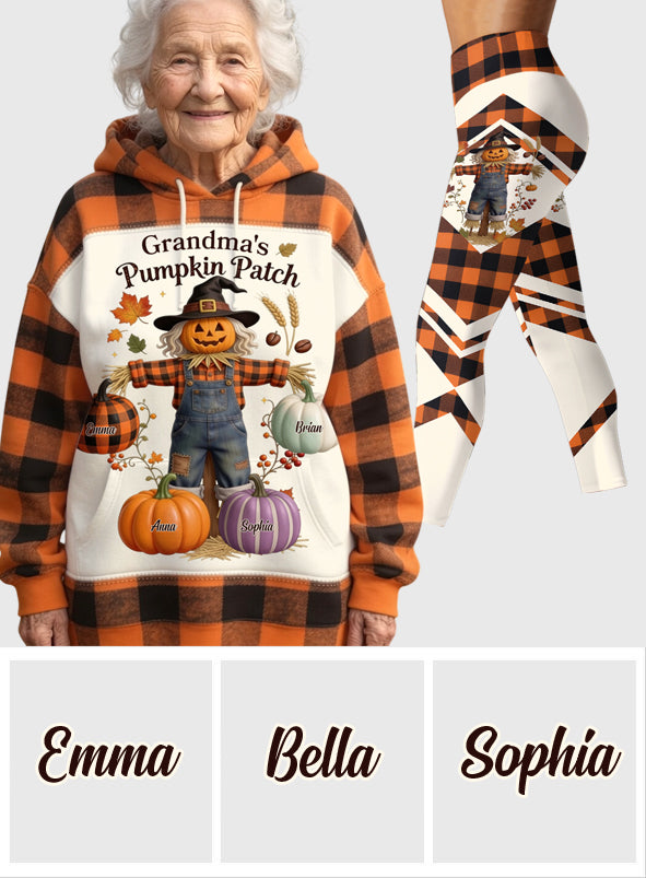Grandma's Pumpkin Patch - Personalized Grandma Hoodie and Leggings