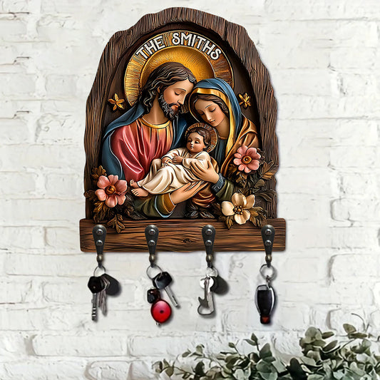 Believe - Personalized Christian Custom Shaped Key Rack