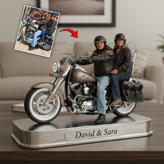 Custom From Any Photo - Personalized Biker Custom Shaped Acrylic Plaque