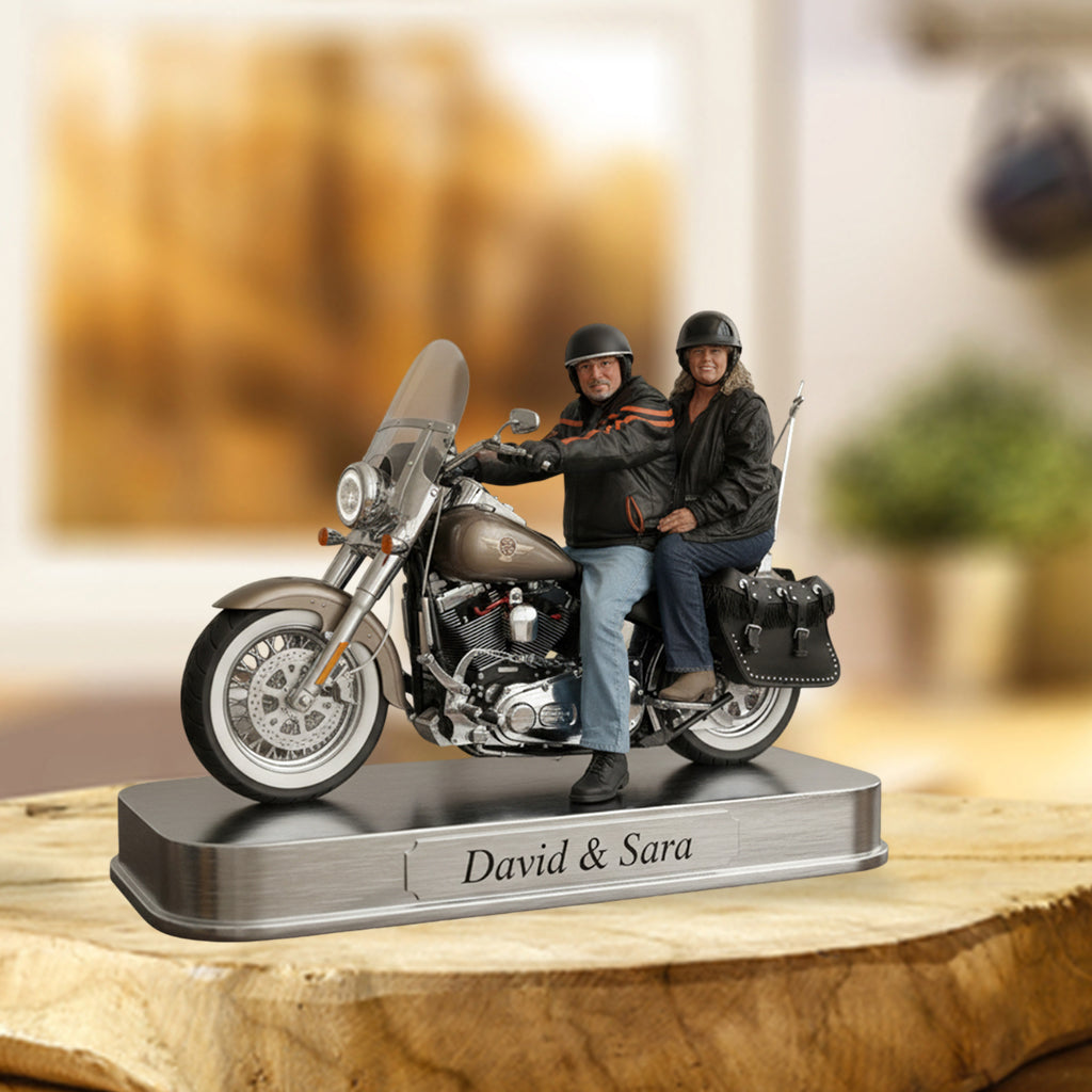 Custom From Any Photo - Personalized Biker Custom Shaped Acrylic Plaque