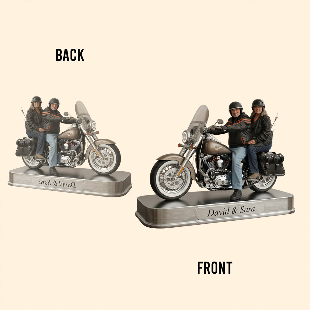 Custom From Any Photo - Personalized Biker Custom Shaped Acrylic Plaque