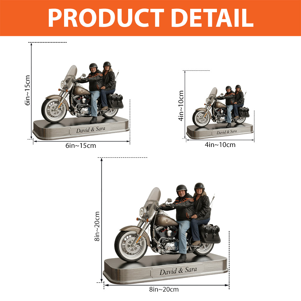 Custom From Any Photo - Personalized Biker Custom Shaped Acrylic Plaque