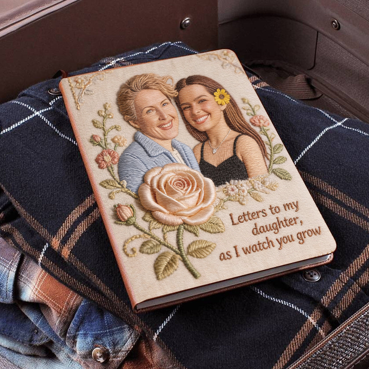 Letters To My Daughter - Personalized Mother Leather Journal