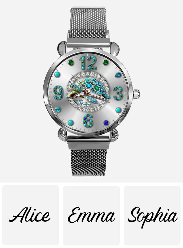 Love Turtle - Personalized Turtle Women Hand Watch