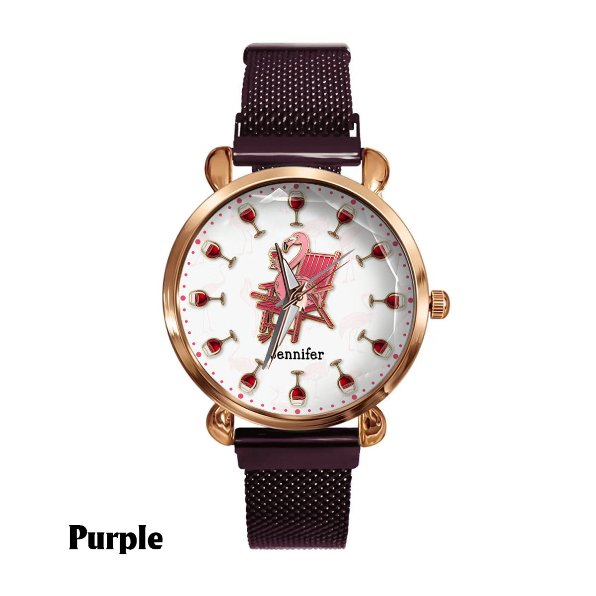 I Drink Wine & Know Things - Personalized Wine Women Hand Watch