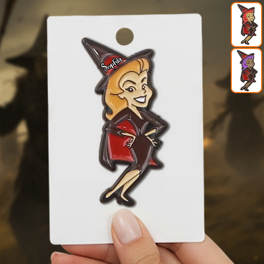 Magical Witch - Personalized Witch Pin