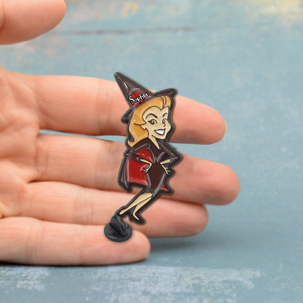 Magical Witch - Personalized Witch Pin