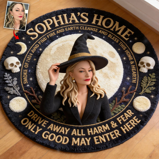 Magical Witch - Personalized Witch Non-Slip Tufted Rug