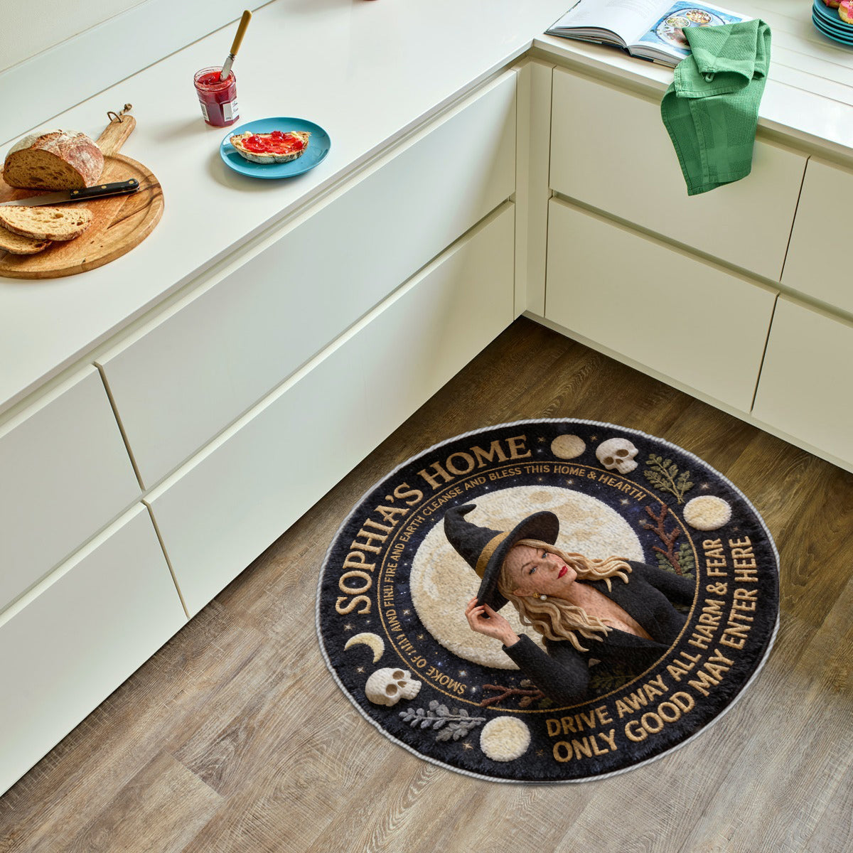 Magical Witch - Personalized Witch Non-Slip Tufted Rug