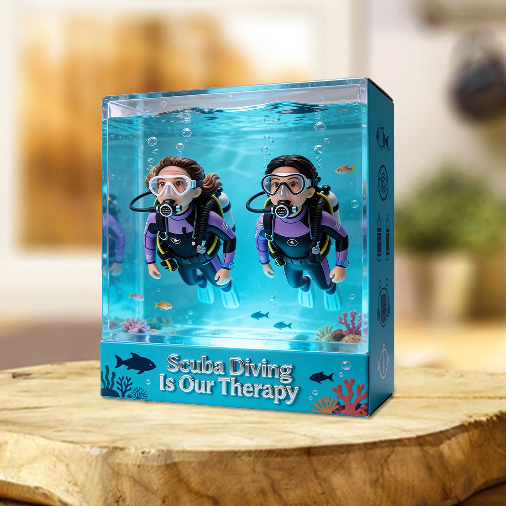 Scuba Diving, The Master Diver - Personalized Scuba Diving Custom Shaped Acrylic Plaque