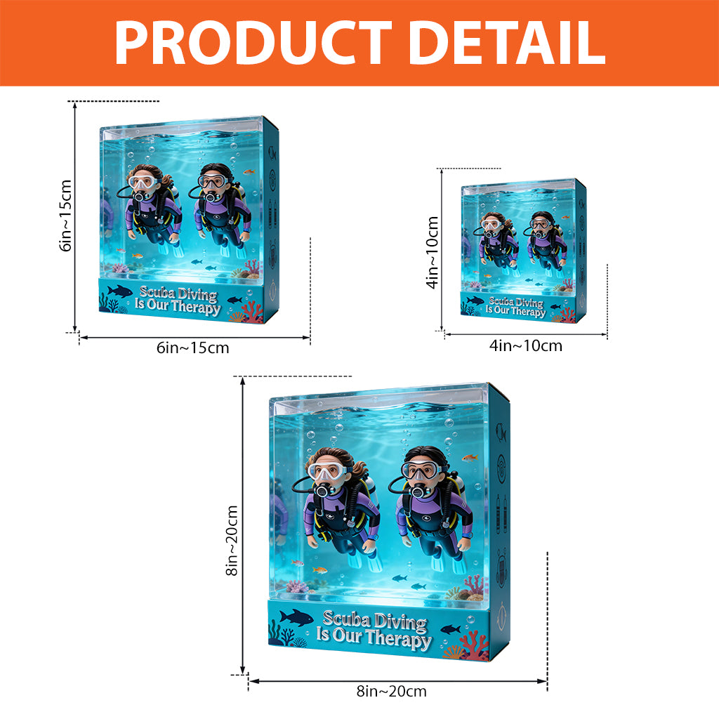 Scuba Diving, The Master Diver - Personalized Scuba Diving Custom Shaped Acrylic Plaque