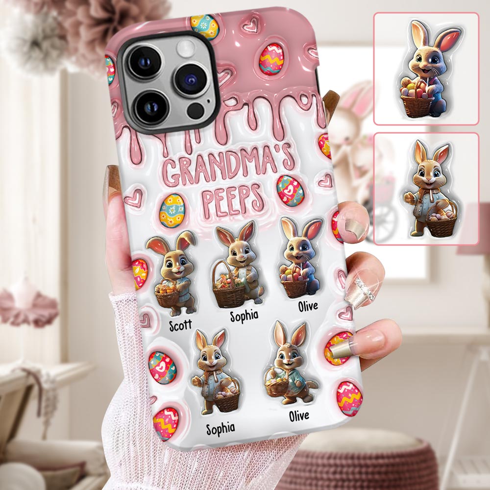 Grandma's Peeps - Personalized Grandma Full Print Phone Case