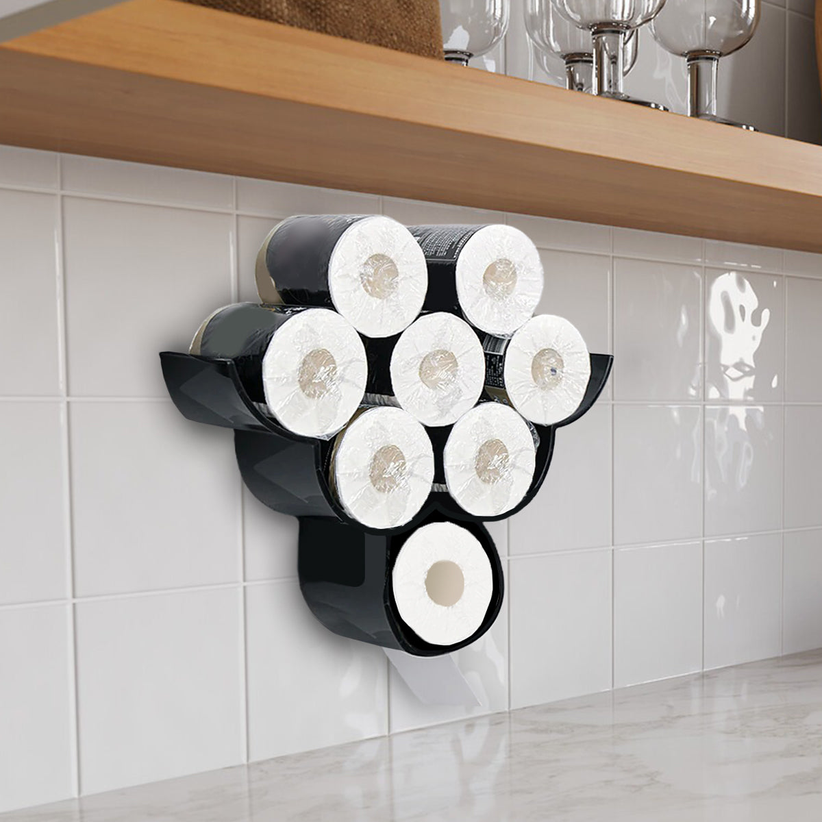 Your Napkin My Lord, Funny Cow - Personalized Highland Cow Toilet Paper Holder Rack