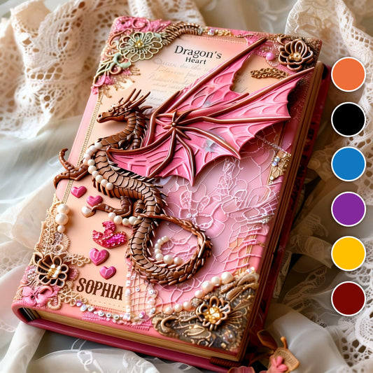 Dragon's Heart - Personalized Dragon Leather Journal