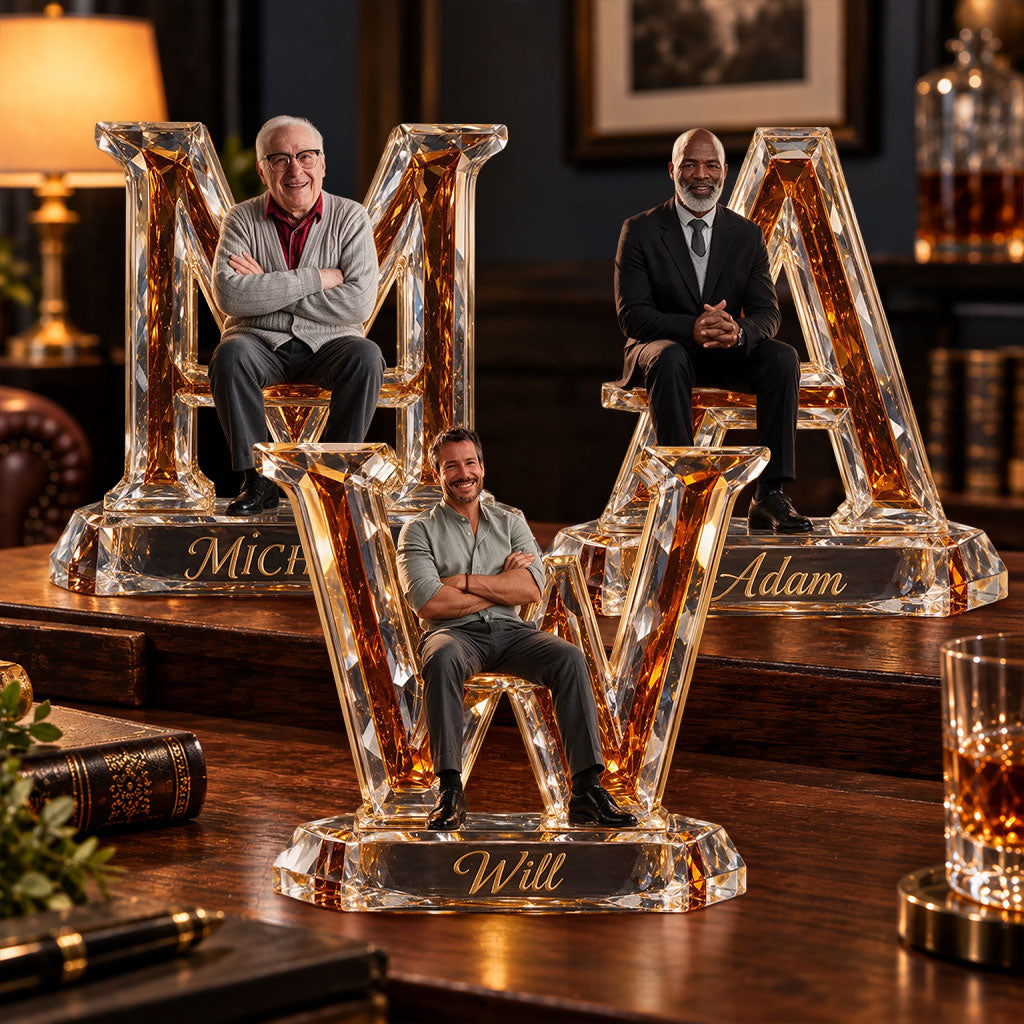 Whiskey Lovers, Gift for Man - Personalized Whisky Custom Shaped Acrylic Plaque
