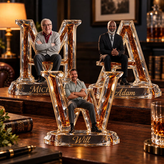 Whiskey Lovers, Gift for Man - Personalized Whisky Custom Shaped Acrylic Plaque