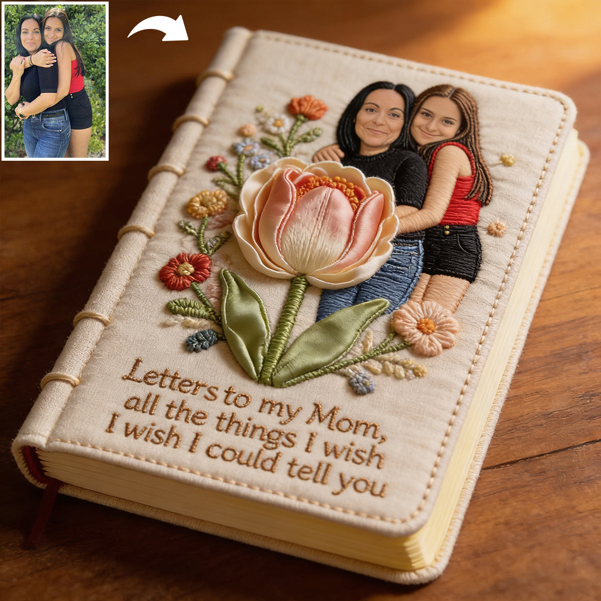 Mom's Story - Personalized Mother Leather Journal