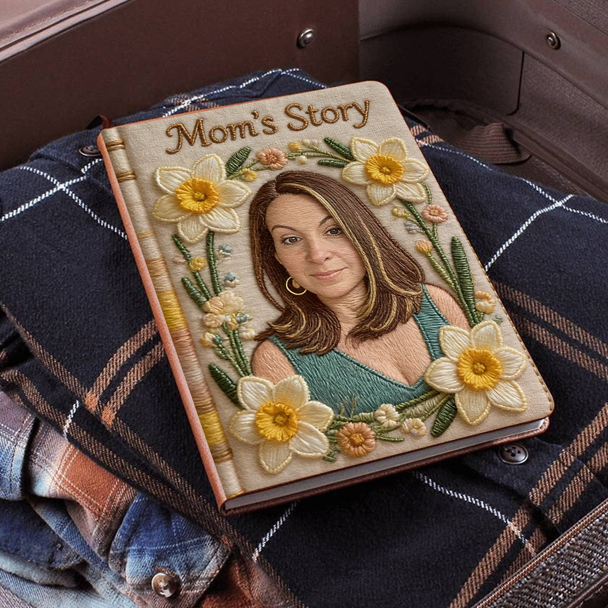Mom's Story - Personalized Mother Leather Journal