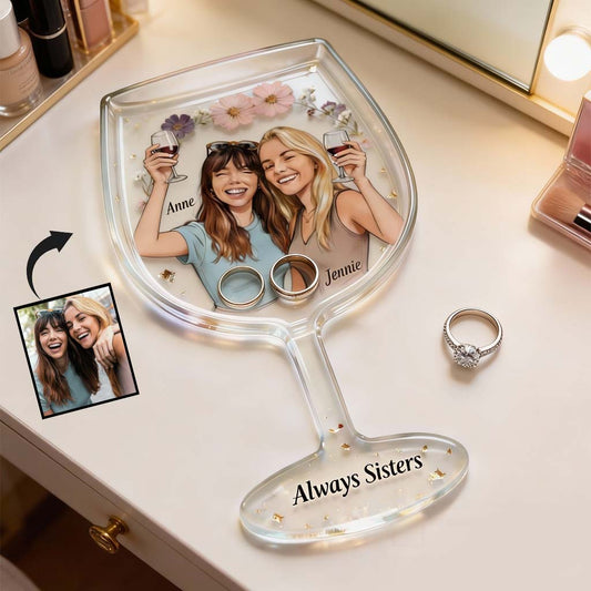 Custom From Any Photo - Personalized Bestie Catch-All Tray