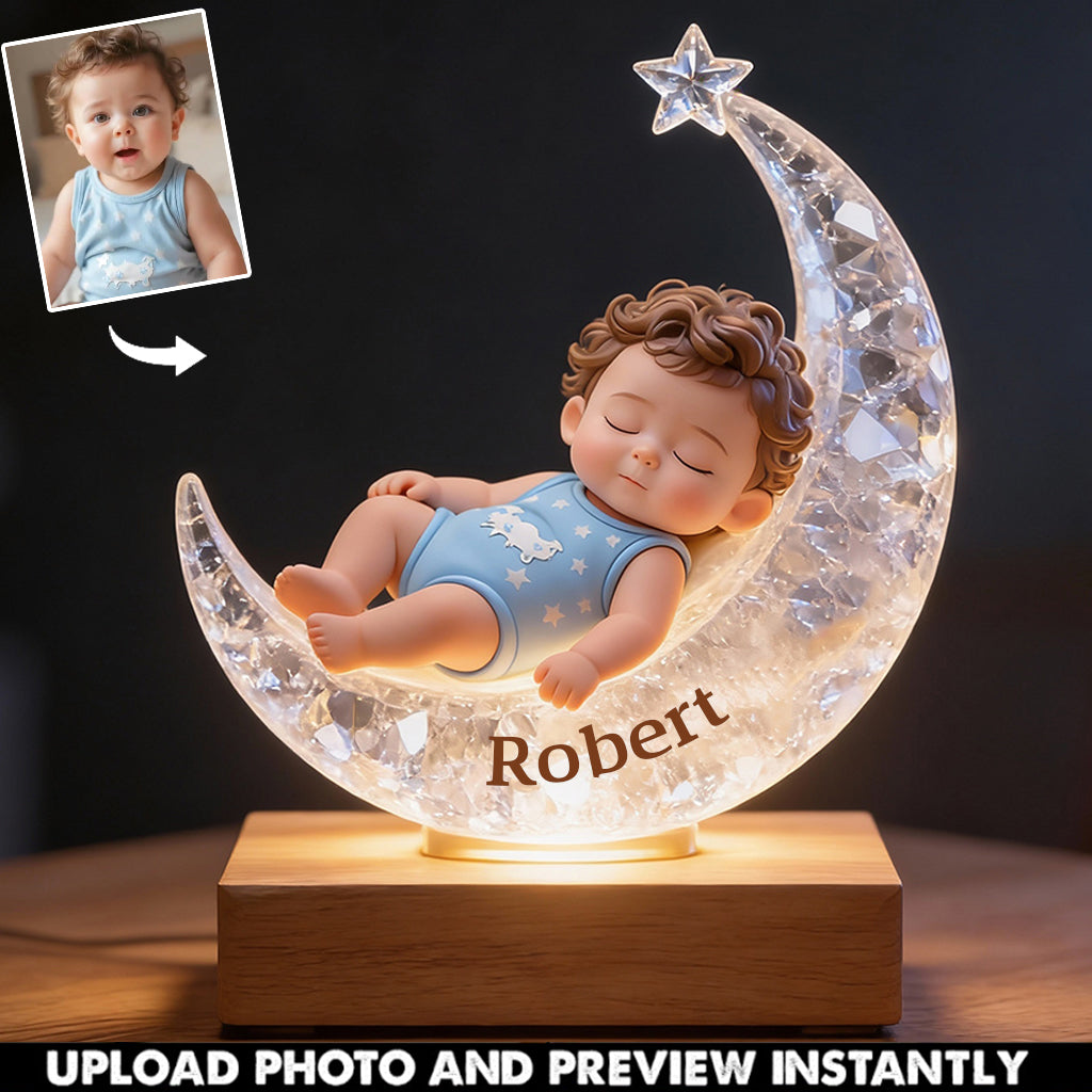 I Love You Baby - Personalized Kid Acrylic LED Night Light