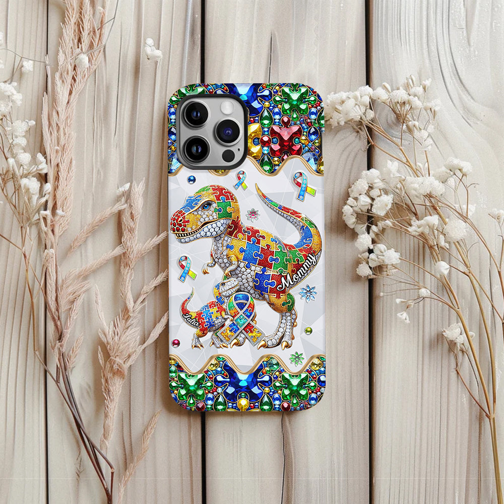 Strong Mama - Personalized Autism Awareness Full Print Phone Case