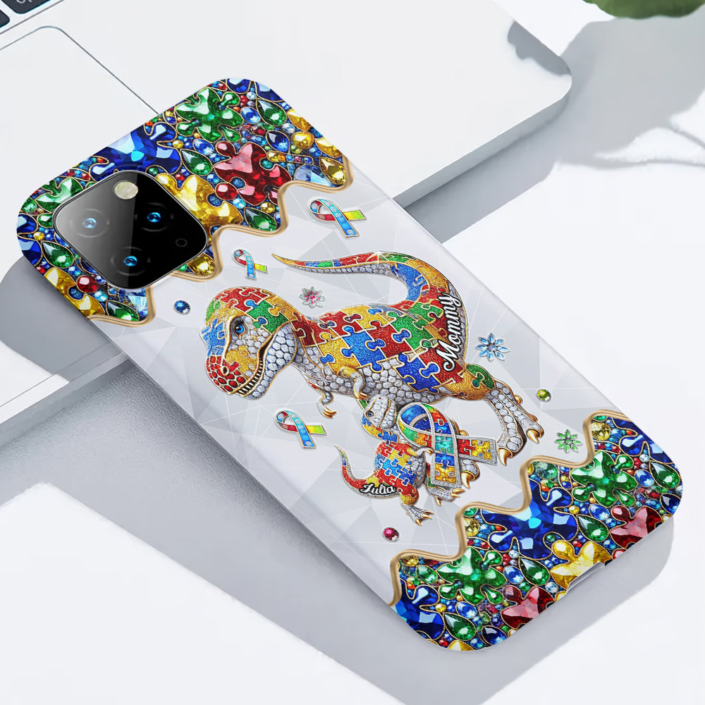 Strong Mama - Personalized Autism Awareness Full Print Phone Case