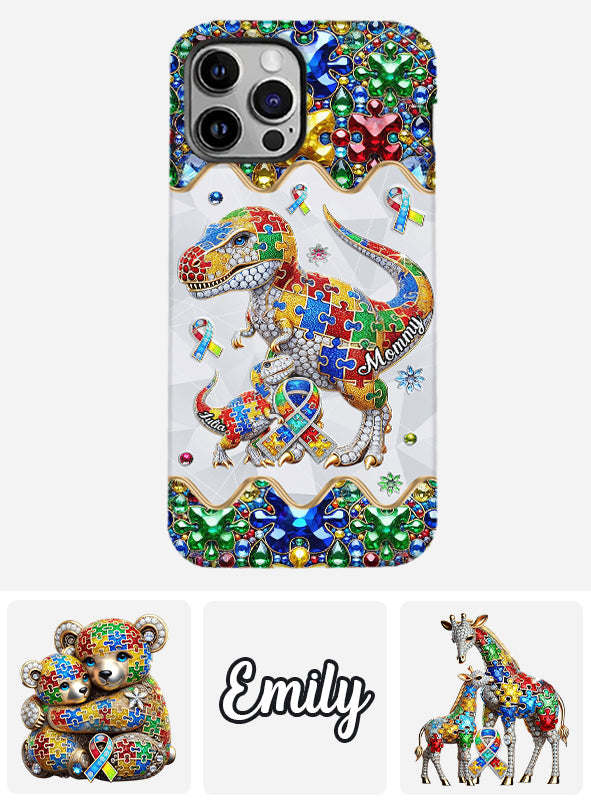 Strong Mama - Personalized Autism Awareness Full Print Phone Case