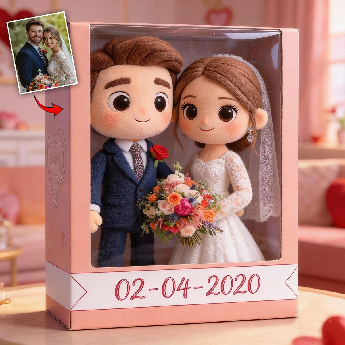 I Love You - Personalized Couple Custom Shaped Acrylic Plaque