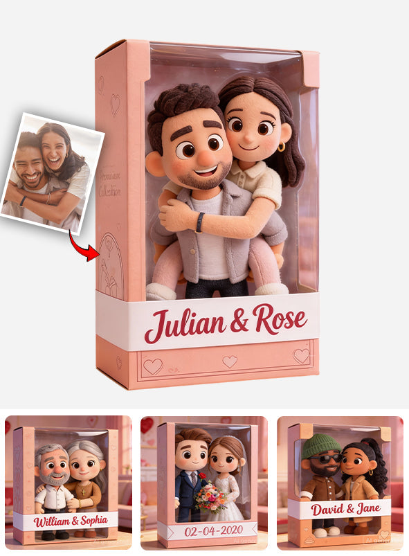 I Love You - Personalized Couple Custom Shaped Acrylic Plaque