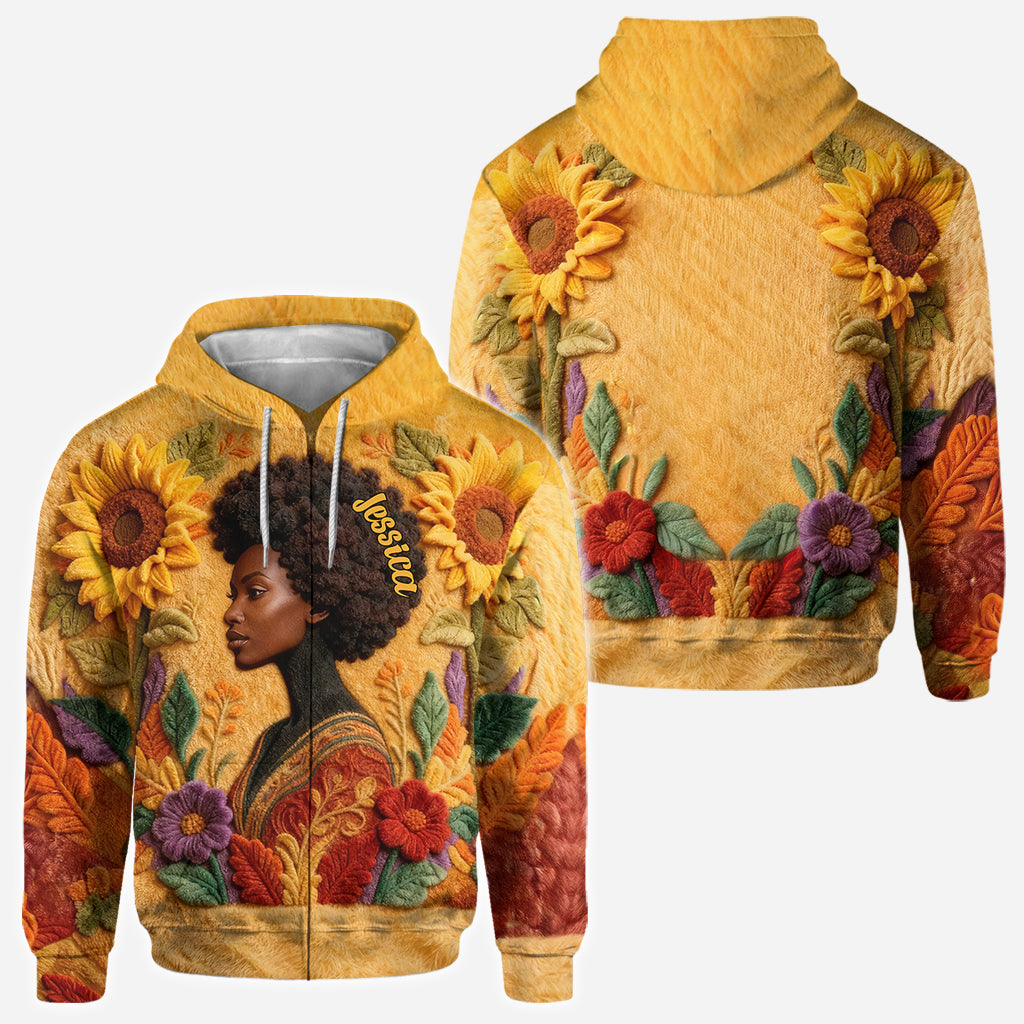 Black Queen - Personalized African American All Over Shirt