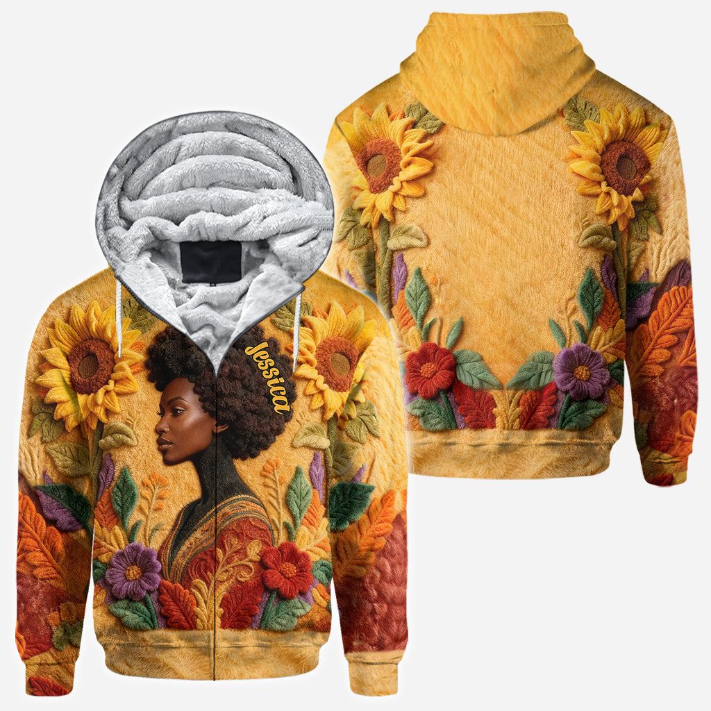 Black Queen - Personalized African American All Over Shirt