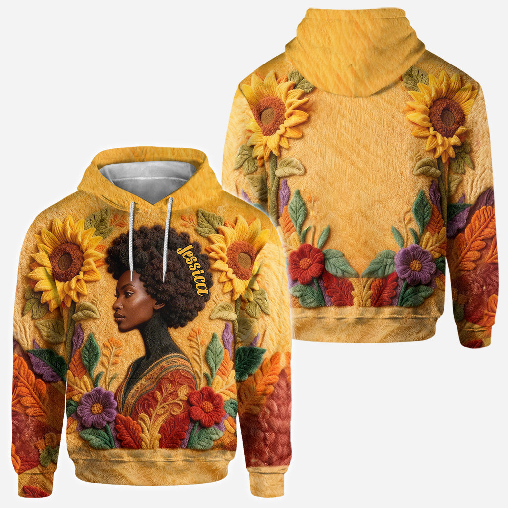 Black Queen - Personalized African American All Over Shirt