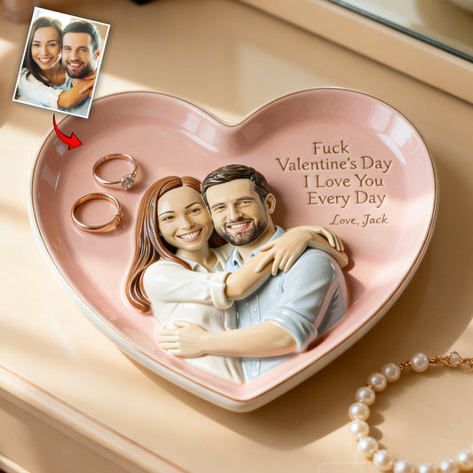 Custom From Any Photo - Personalized Couple Catch-All Tray