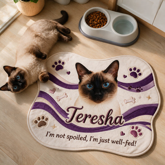 My Bowl, My Rule - Personalized Dog Drying Mat