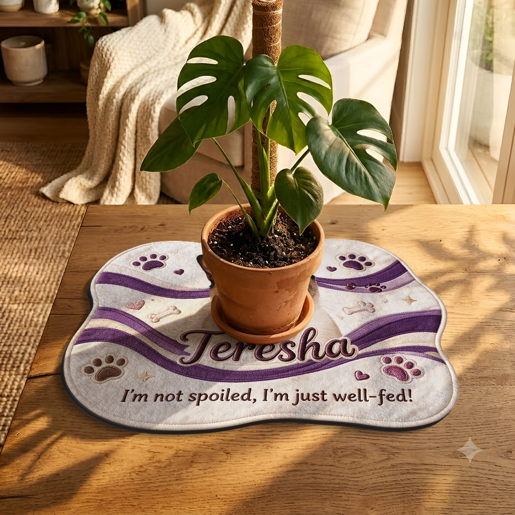 My Bowl, My Rule - Personalized Dog Drying Mat