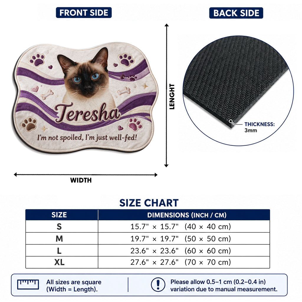 My Bowl, My Rule - Personalized Dog Drying Mat