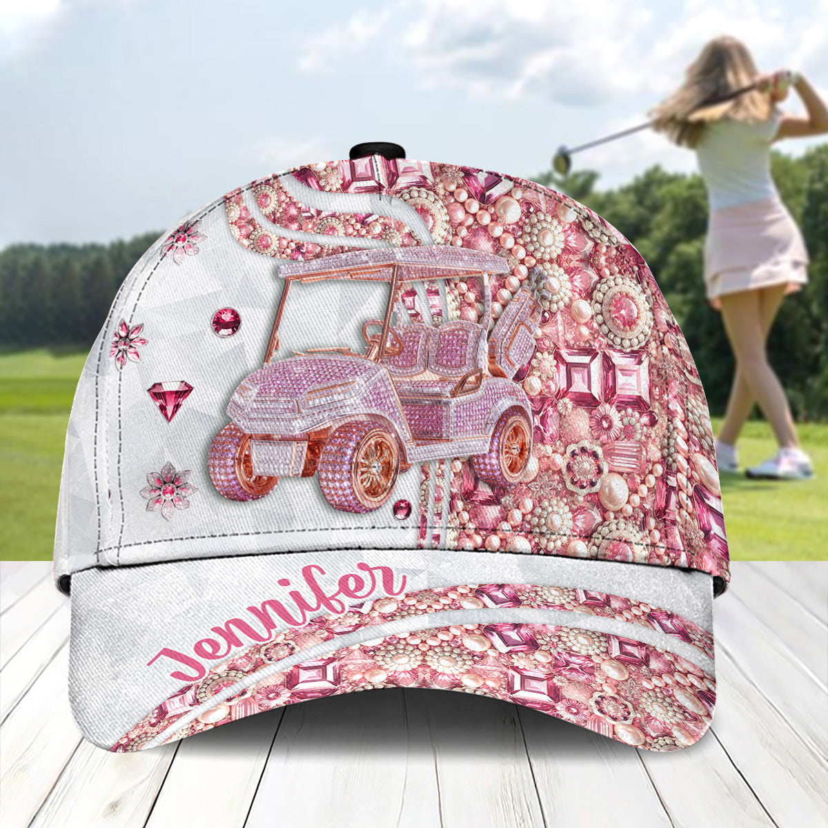 Golf Cart - Personalized Golf Classic Cap