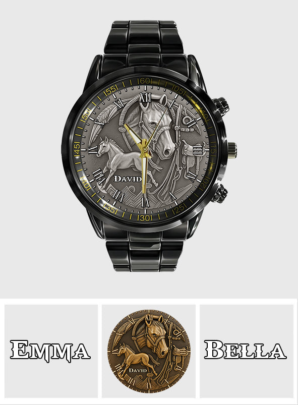 Timeless Equine - Personalized Horse Hand Watch