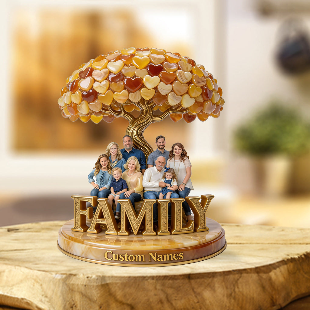 Best Family Ever - Personalized Family Custom Shaped Acrylic Plaque